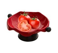 Fruit Plate | With Draining Function & Aesthetically Raised Base For Presentation,For Sweets, Cake, Dessert, Watches, Jewelry, Bedroom, Living Room, Candy, Cake, Dessert, Watches