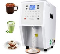 Fruit Powder Machine & Powdered Creamer Dispenser - Commercial Automatic Powder Dispenser with 17 Memory Buttons for Coffee, Sugar, Milk Powder