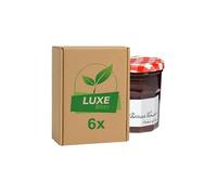 Fruit Preserve Jam Jar - Berries & Cherries Conserve - 370g - Compatible with Bonne Maman By Luxe Bitez (Pack of 6)