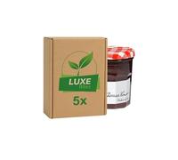 Fruit Preserve Jam Jar - Berries & Cherries Conserve - 370g - Compatible with Bonne Maman By Luxe Bitez (Pack of 5)