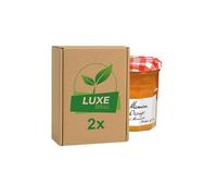 Fruit Preserve Jam Jar - Bitter Orange Marmalade - 370g - Compatible with Bonne Maman By Luxe Bitez (Pack of 2)