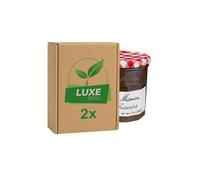 Fruit Preserve Jam Jar - Fig Preserves - 370g - Compatible with Bonne Maman By Luxe Bitez (Pack of 2)