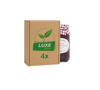 Fruit Preserve Jam Jar - Morello Cherry Jam - 340g - Compatible with Mrs Darlington's By Luxe Bitez (Pack of 4)