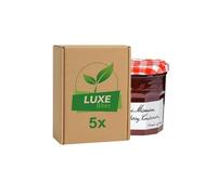 Fruit Preserve Jam Jar - Strawberry Conserve - 370g - Compatible with Bonne Maman By Luxe Bitez (Pack of 5)