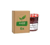 Fruit Preserve Jam Jar - Strawberry Conserve - 370g - Compatible with Bonne Maman By Luxe Bitez (Pack of 6