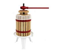 Fruit Press 18 Litre Solid Oak & Steel Manual Spindle Includes 3 Straining Bags