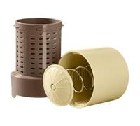 Fruit Press - 4" x 4" x 5.75" Manual Food Dryer | Empanada Press | Drainer for Kitchen, Home, Restaurant, Indoor and Outdoor | ABS Stainless Steel