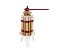 Fruit Press 6 Litre Solid Oak & Steel Manual Spindle Includes 3 Straining Bags