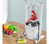 Fruit Press, Stainless Steel Hydraulic Jack Juicer Hand Squeezer, Cider Grape Crusher Wine Carrot Orange Berry Vegetables Cheese Tincture Herbal Juice Making 36L