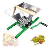 Fruit Press Stainless Steel Manual Apple Crusher with Hand Crank | Manual Fruit Press for Efficient Juicing and Grinding of Apples, Carrots, Oranges, Berries and Other Vegetables