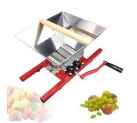 Fruit Press Stainless Steel Manual Apple Crusher with Hand Crank | Manual Fruit Press for Efficient Juicing and Grinding of Apples, Carrots, Oranges, Berries and Other Vegetables