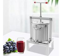 Fruit Press, Stainless Steel Manual Press for Apple, Carrot, Berry, and Vegetable Juicing, Supplies and Equipment