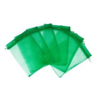 Fruit Protection Bags 100PCS Fruit Protection Bags Net Pest Control Grape Anti-Bird Garden Netting Mesh Big Size Grow(Green,10 x 15CM)