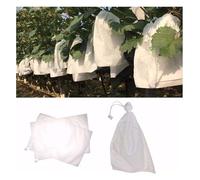 Fruit protection bags, 100Pcs, Fruit Vegetable Grapes Mesh Bag Waterproof Grow Bags