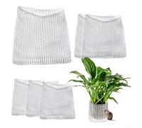 Fruit Protection Netting Bags Stainless Steel Wire Garden Plant Protect Net Mesh Bags Fruits Insects Barrier Vegetables Mesh Bags Gardening Tool(50 * 45cm)