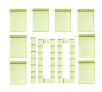 Fruit Protection - Plant Protection Pouches - Fruit Barrier Bags - 100 Pack Reusable Bag - 6x8 Inch Mesh Covers with Drawstring - Garden Barrier Bags for Grapes Tomatoes Strawberries
