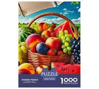 Fruit Puzzle 1000 Pieces for Adults And Kids Diverse Fruits Classic Educational Games Impossible Puzzle Toys Birthday Gifts Beautiful Decoration 70x50cm/1000pcs