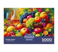 Fruit Puzzles 1000 Piece for Adults And Kids Diverse Fruits Classic Educational Games Family Puzzle Game Relaxing Decor Gift Beautiful Decoration 70x50cm/1000pcs