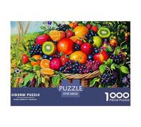 Fruit Puzzles 1000 Piece for Adults And Kids Diverse Fruits Classic Educational Games Impossible Puzzle Toys Birthday Gifts Beautiful Decoration 38x26cm/1000pcs