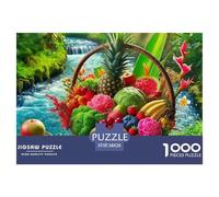 Fruit Puzzles 1000 Piece for Adults And Kids Diverse Fruits Classic Educational Games Impossible Puzzle Toys Birthday Gifts Beautiful Decoration 38x26cm/1000pcs