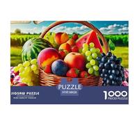Fruit Puzzles 1000 Pieces for Adults And Kids Diverse Fruits Classic Educational Games Family Puzzle Game Birthday Gifts Beautiful Decoration 38x26cm/1000pcs