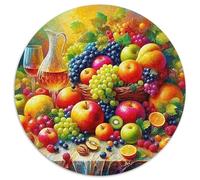 Fruit Puzzles 1000 Pieces for Adults And Kids Diverse Fruits Classic Educational Games Impossible Puzzle Toys Birthday Gifts Home Decoration 1000pcs (67.5x67.5cm)