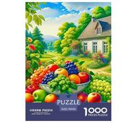 Fruit Puzzles 1000 Pieces for Adults And Kids Diverse Fruits Classic Educational Games Impossible Puzzle Toys Relaxing Decor Gift Home Decoration 70x50cm/1000pcs