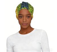 Fruit Rainbow Print Printed Turban for Women Stretch Headscarf Hat Lightweight Sleep Cap Chemo Sensitive Skin Gift