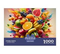 Fruit Recycled Paper Adult Jigsaws 1000 Pieces - Tropical Fruit Bouquet Art Impossible Hard Difficult Challenging Family Game70x50cm/1000pcs