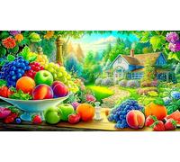 fruit Recycled Paper Jigsaw Puzzle 1000 Piece - Fun Present & Great Gift Idea for Adults 38x52/1000pcs
