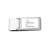 Fruit Render Sober Morning Slim Money Clip Stainless Holder Pocket Wallet