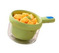 Fruit Rinse Basket Double Layer Drain Bowl with Measurement Marks, PET PP Prep Container for Kitchen Counter Use Produce Washing Basket Kitchen Drain Bowl Fruit Rinse Colander Vegetable Prep Drainer