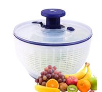 Fruit Rinse Bowl - Salad Spinner, Dryer Washer | Multifunctional Produce Washer Spinner Fruit Rinsing, Produce Washing Machine Rotator for Fruits, Vegetables, 8.15x5.12x6.3 Inch