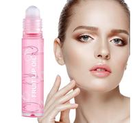 Fruit Roll On Lip Gloss, Clear Lip Gloss Polish Lip Lacquer Transparent Lip Pomade Fruit- Flavored Moisturizing Lipsticks Lip Protector Lip Glow Oil Roller For Glossy Lip Make-up