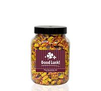 FRUIT SALAD CHEWS 1.5kg Sweet Jar - A Personalised Gift Jar filled with your favourite Retro Sweets! (Good Luck)