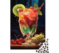 Fruit Salad with Kiwi And Strawberries 1000 Piece Jigsaw, 38x26cm/1000pcs