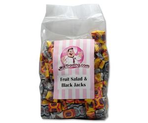 Fruit Salads Black Jack 1KG Value Bag Individually Wrapped Chews