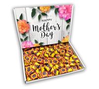 Fruit Salads Happy Mothers Day Sweets Gift Box Hamper (WOODEN FLOWERS MOTHERS DAY FRONT)