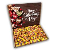 Fruit Salads Happy Valentines Day Sweets Gift Box Hamper (KRAFT VALENTINES FRONT)