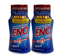 Fruit Salt Regular 100g Instant Energy Packs ENOFast Relief (E N O - Pack of 2)