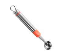 Fruit Scooper and Baller | Stainless Steel Long Handle Cutting,Watermelon Spoon Cantaloupe Cutter - for Mango Papaya Ice Cream Cake Home Kitchen Dorm Restaurant Camping Party