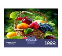 Fruit Series 1000pcs Jigsaw Puzzle Vibrant Fruit Basket - Heavy-Duty Jigsaw Cardboard & Puzzle for The Whole Family 70x50cm/1000pcs Relaxation Jigsaw Puzzle