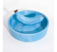 Fruit Shape Feeding Bowl,Hamster Water Bowl,Wide Mouth Bird Feeding Dish | Blue, 9.8 x 5.3 x 2.5 cm, 1 Piece, for Bird Cage