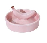 Fruit Shape Feeding Bowl,Hamster Water Bowl,Wide Mouth Bird Feeding Dish | Blue, 9.8 x 5.3 x 2.5 cm, 1 Piece, for Bird Cage