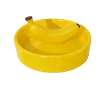 Fruit Shape Feeding Bowl,Hamster Water Bowl,Wide Mouth Bird Feeding Dish | Blue, 9.8 x 5.3 x 2.5 cm, 1 Piece, for Bird Cage