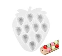 Fruit Shape Inlay Silicone Molds, Handmade Candy Jelly Silicone Bakeware,Dishwasher Safe Strawberry Mold | Silicone Mold for Ho