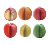 Fruit Shape Note Paper Adheive Note Paper 750Sheets Unlined Small Notepads Writing Pad Notepads for Noting Journaling