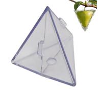 Fruit Shaped Tomato Mould - Transparent Triangle and Cube Shape | Reusable Fruit Growth Mould Set | for Growing Cucumbers, Tomatoes, Pumpkins, Watermelons and Garden Plants