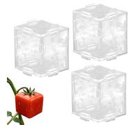 Fruit Shaper for Plant Growing, 3 Pieces Triangular and Cubic Transparent Shapes - Cucumber Shaped Growth Mould for Cucumbers, Tomatoes, Pumpkins, Watermelons and Garden Plant Growth