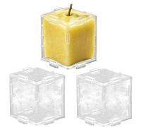 Fruit Shaper for Plant Growing, Pack of 3 Triangular and Cubic Transparent Shapes - Reusable Fruit Growth Shapes, for Cucumbers, Tomatoes, Strawberries, Pumpkins in the Garden, Plant Waxes